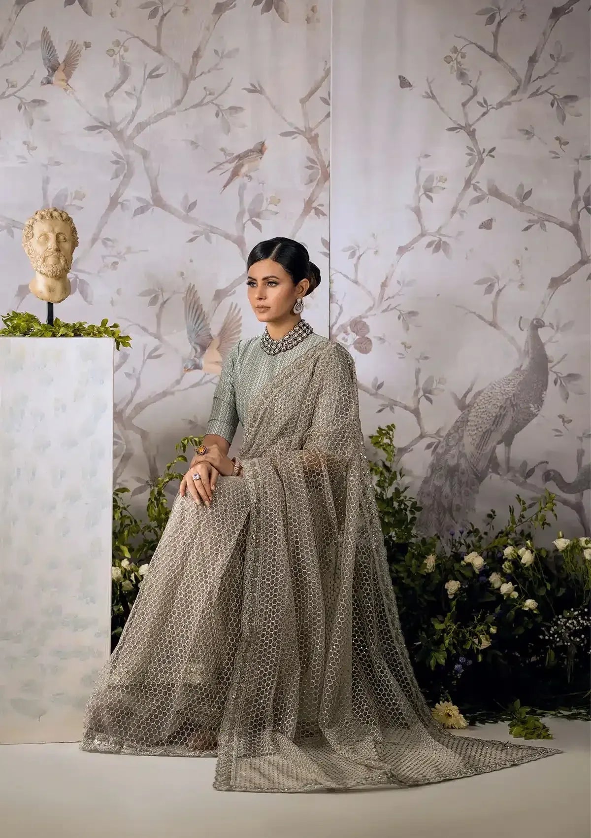 Aik Atelier | The Sari Edit | 03 - Aqsa Fabrics