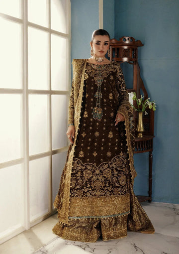 Aik Atelier | Udaipur Velvet 25 | LOOK 01 - Aqsa Fabrics