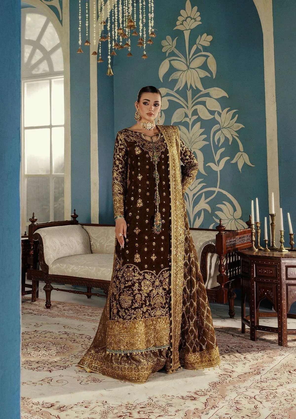 Aik Atelier | Udaipur Velvet 25 | LOOK 01 - Aqsa Fabrics