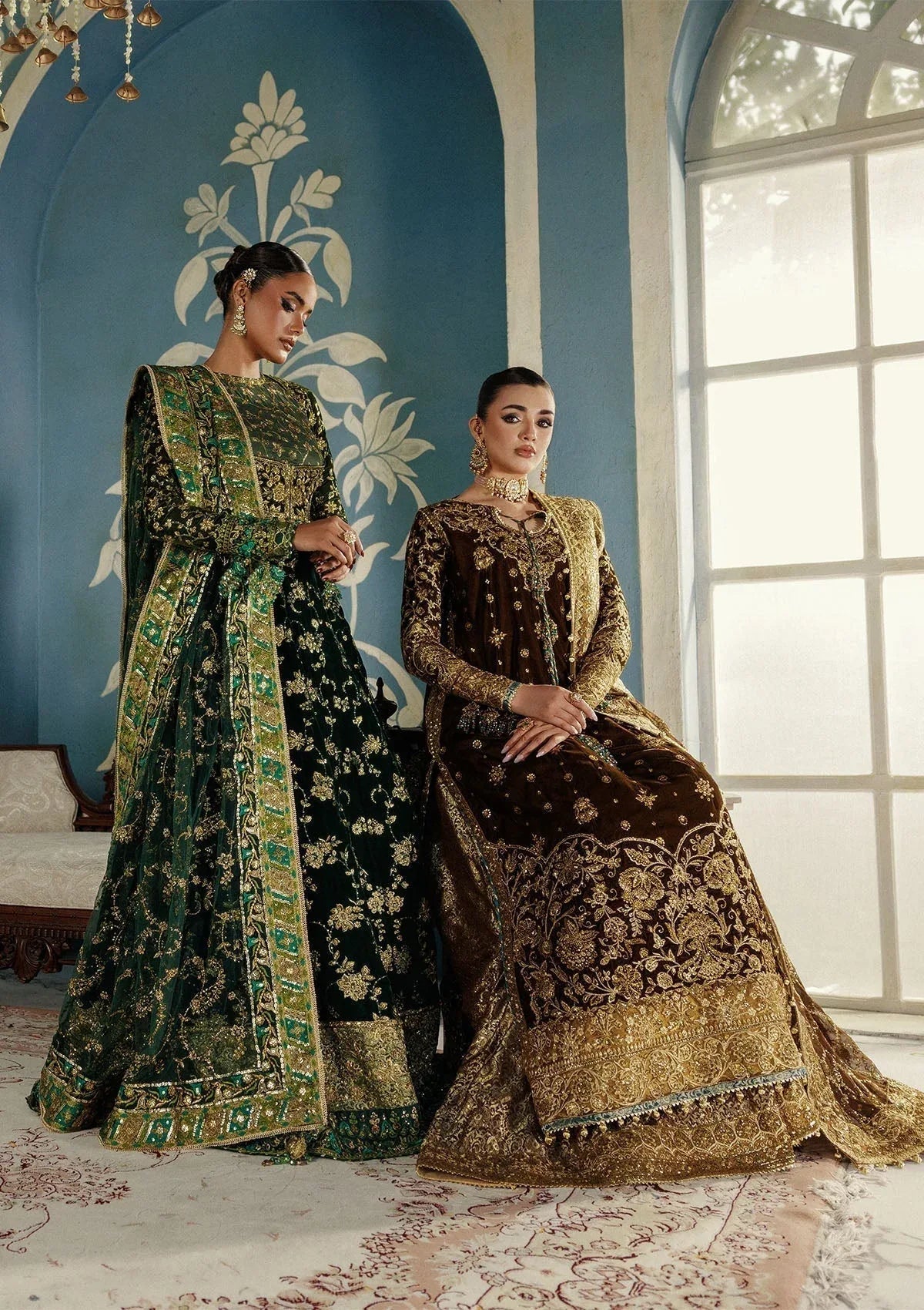 Aik Atelier | Udaipur Velvet 25 | LOOK 01 - Aqsa Fabrics