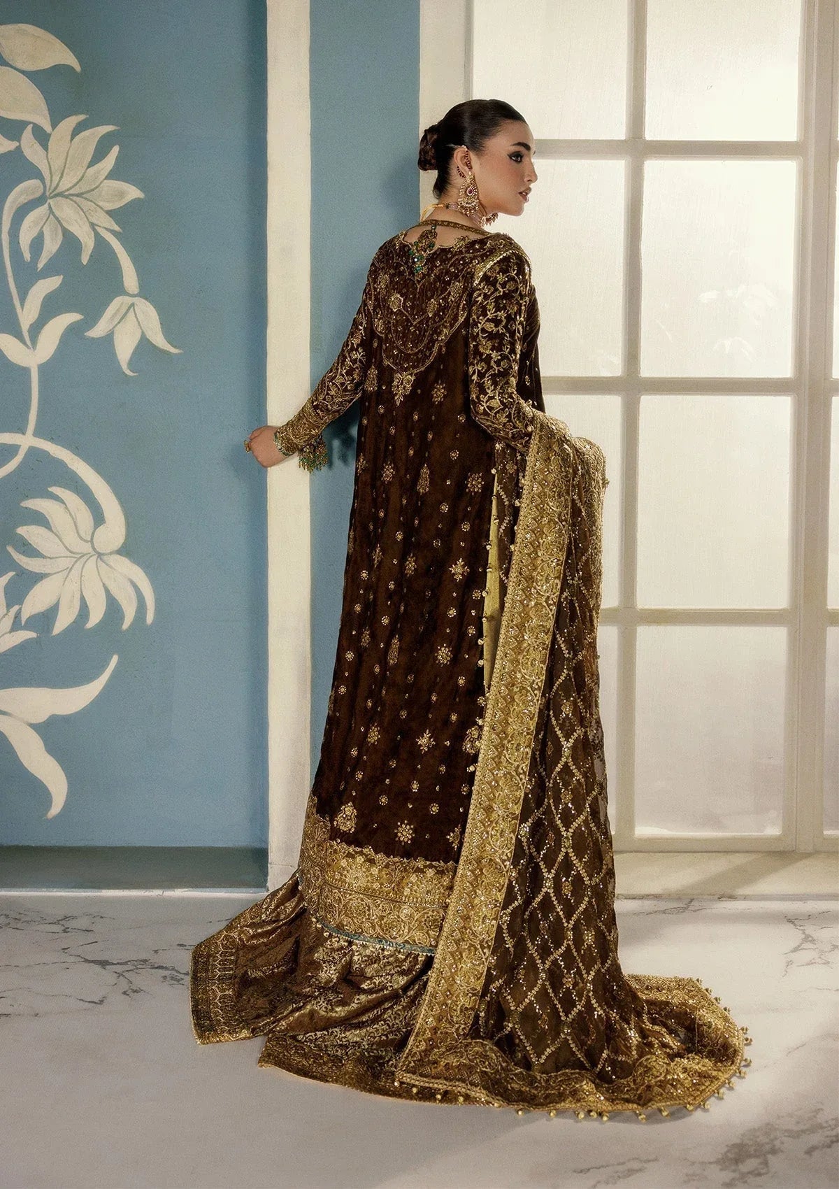 Aik Atelier | Udaipur Velvet 25 | LOOK 01 - Aqsa Fabrics