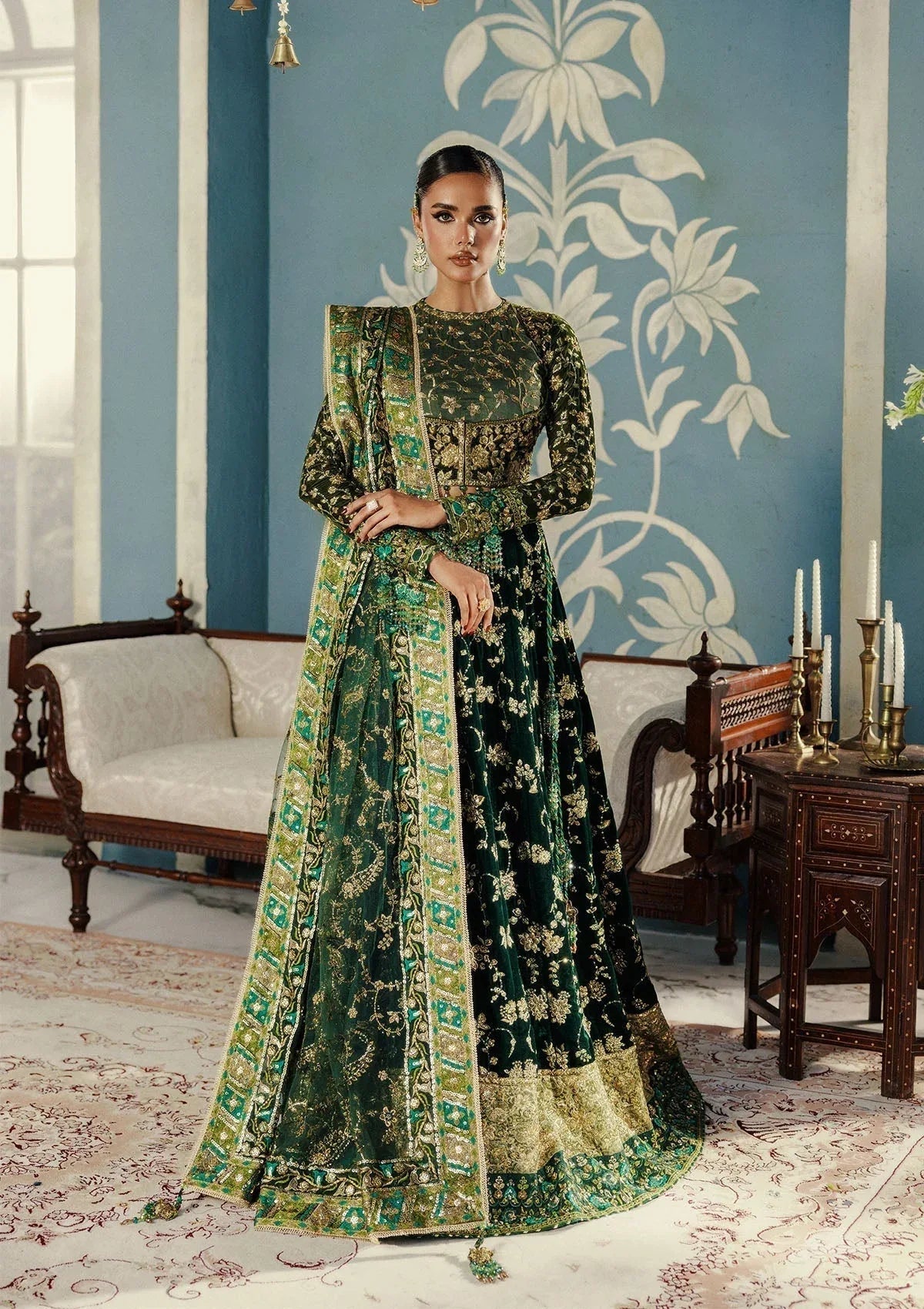 Aik Atelier | Udaipur Velvet 25 | LOOK 02 - Aqsa Fabrics