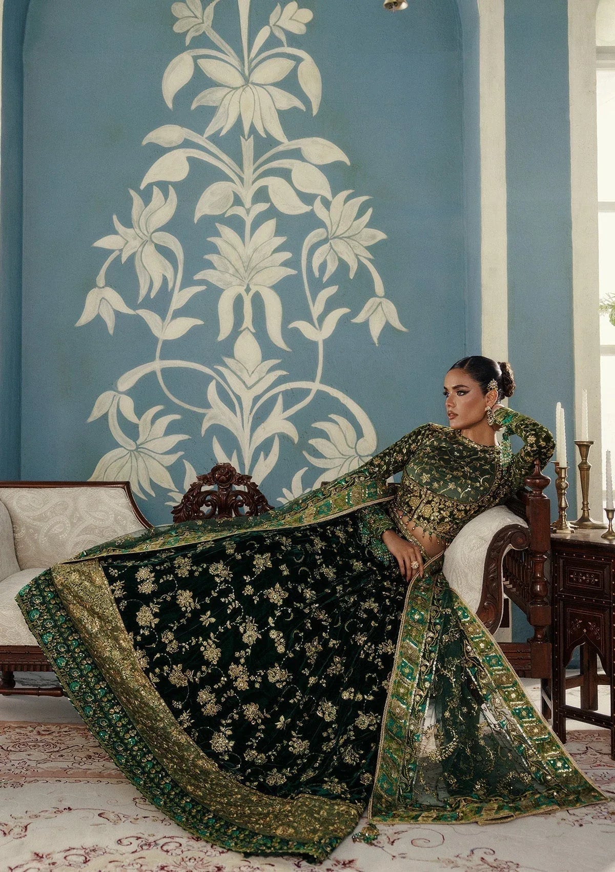 Aik Atelier | Udaipur Velvet 25 | LOOK 02 - Aqsa Fabrics