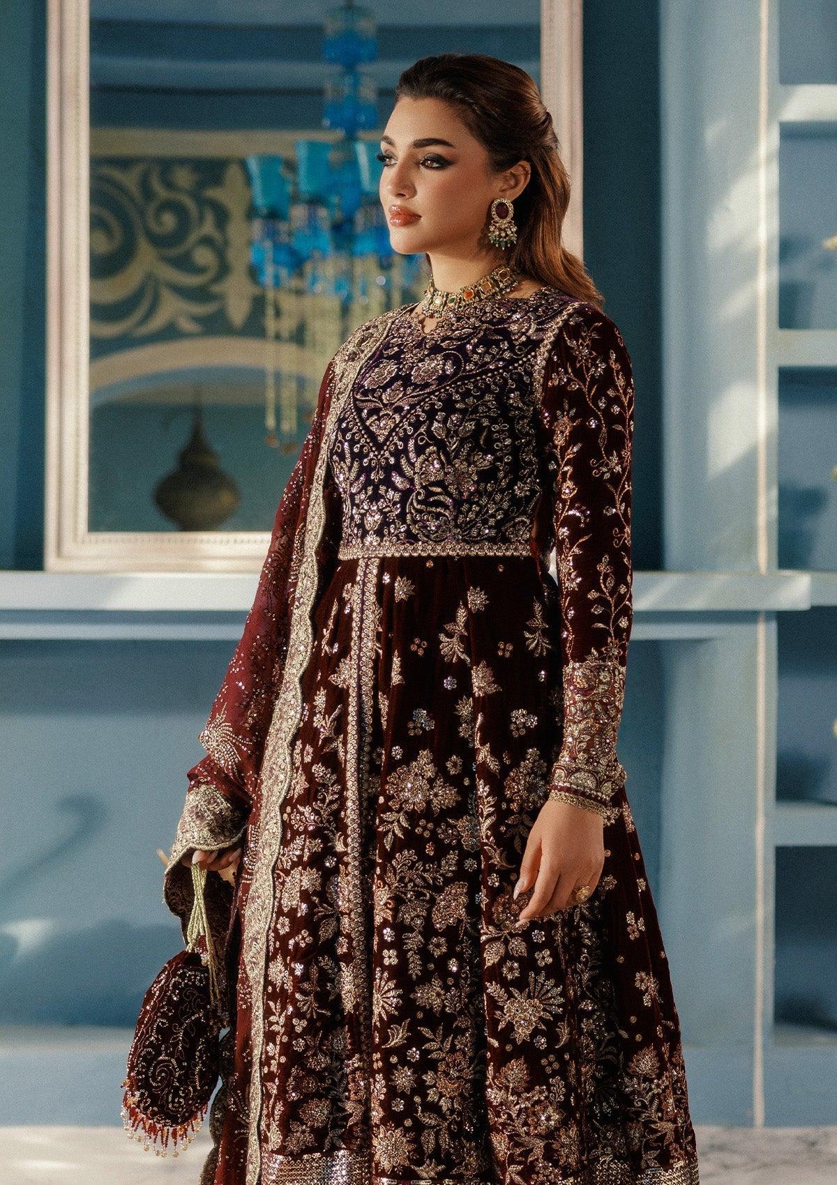 Aik Atelier | Udaipur Velvet 25 | LOOK 03 - Aqsa Fabrics