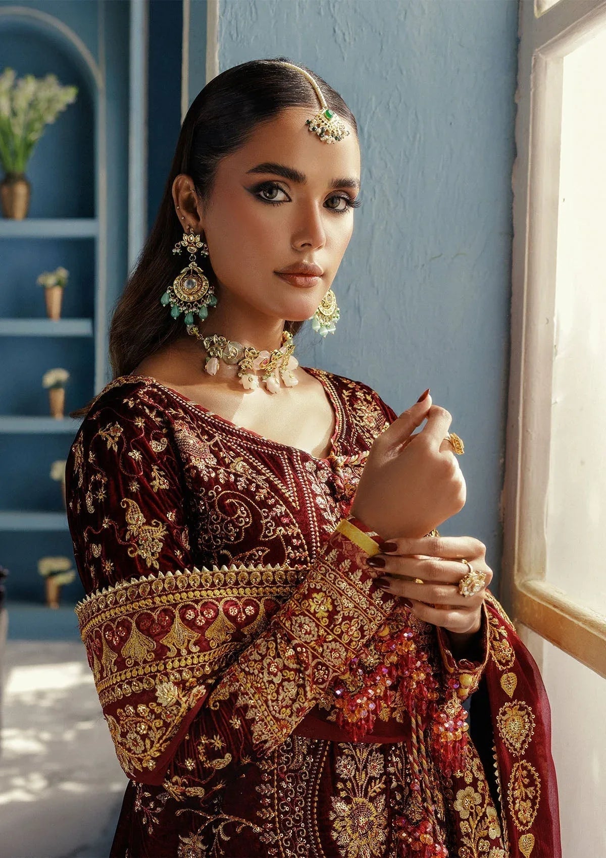 Aik Atelier | Udaipur Velvet 25 |  LOOK 05 - Aqsa Fabrics