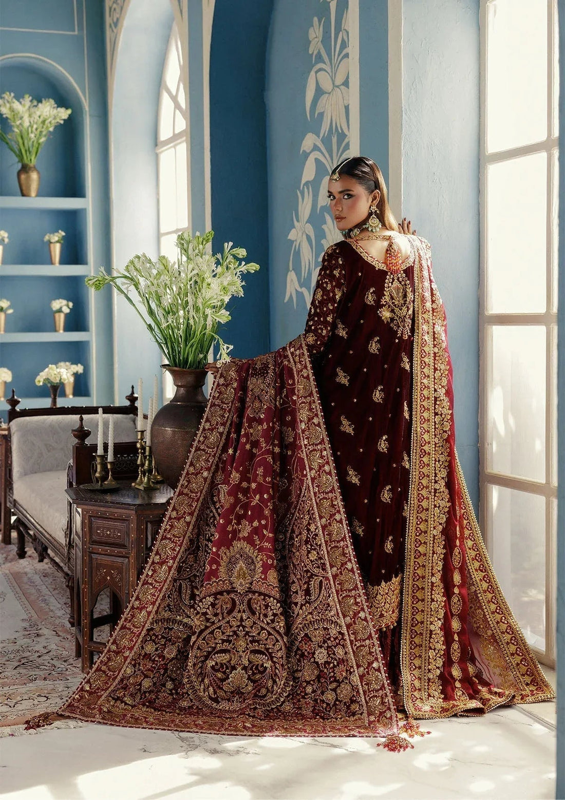 Aik Atelier | Udaipur Velvet 25 |  LOOK 05 - Aqsa Fabrics