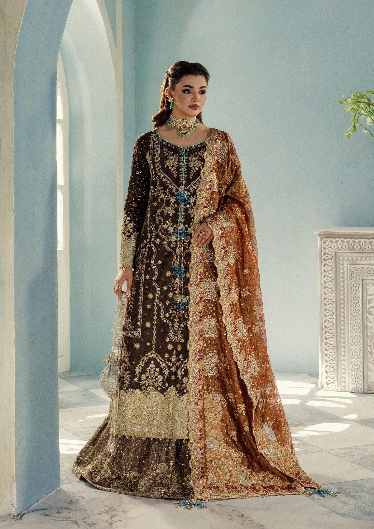 Aik Atelier | Udaipur Velvet 25 | LOOK 07 - Aqsa Fabrics