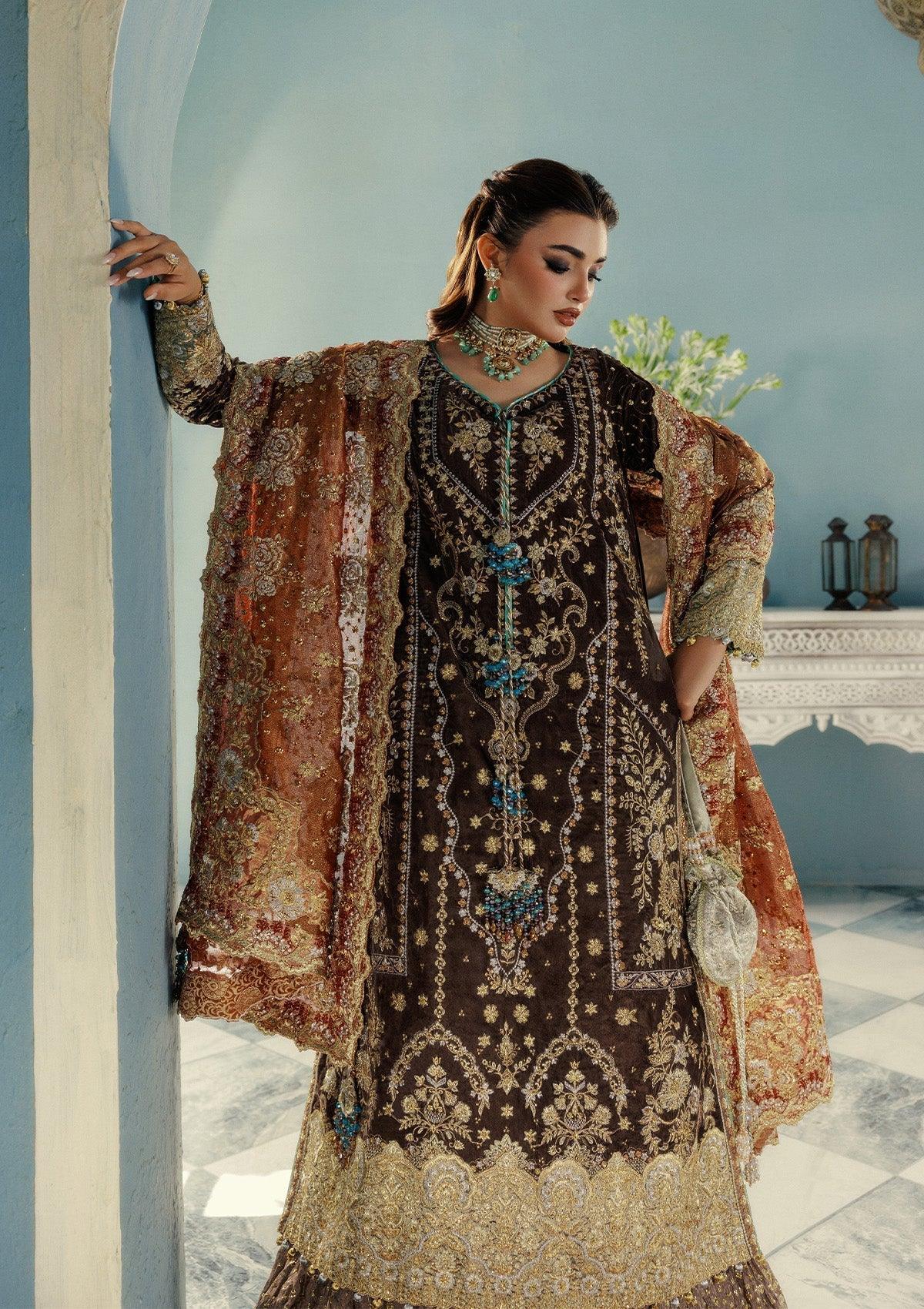 Aik Atelier | Udaipur Velvet 25 | LOOK 07 - Aqsa Fabrics