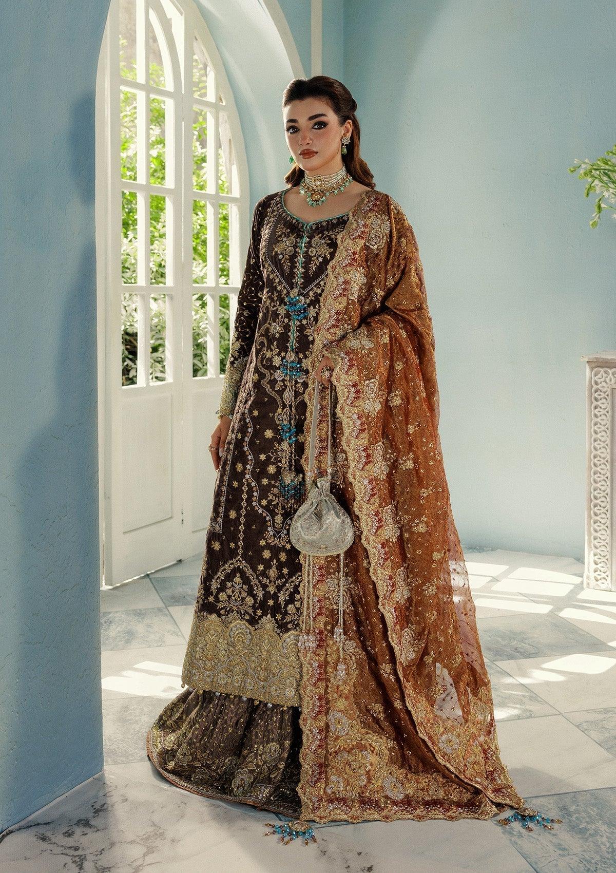 Aik Atelier | Udaipur Velvet 25 | LOOK 07 - Aqsa Fabrics