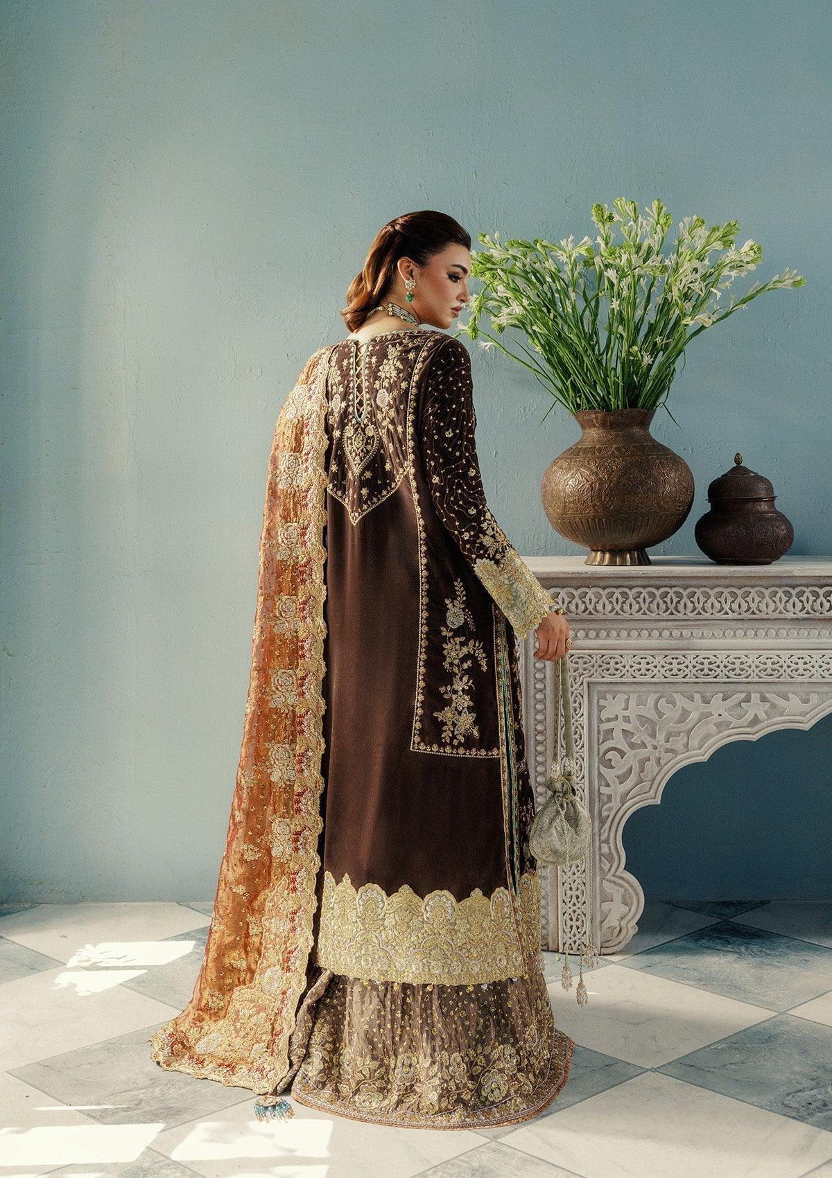Aik Atelier | Udaipur Velvet 25 | LOOK 07 - Aqsa Fabrics