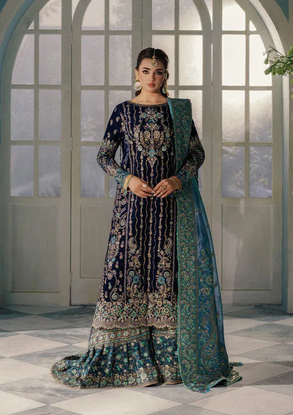 Aik Atelier | Udaipur Velvet 25 | LOOK 10 - Aqsa Fabrics