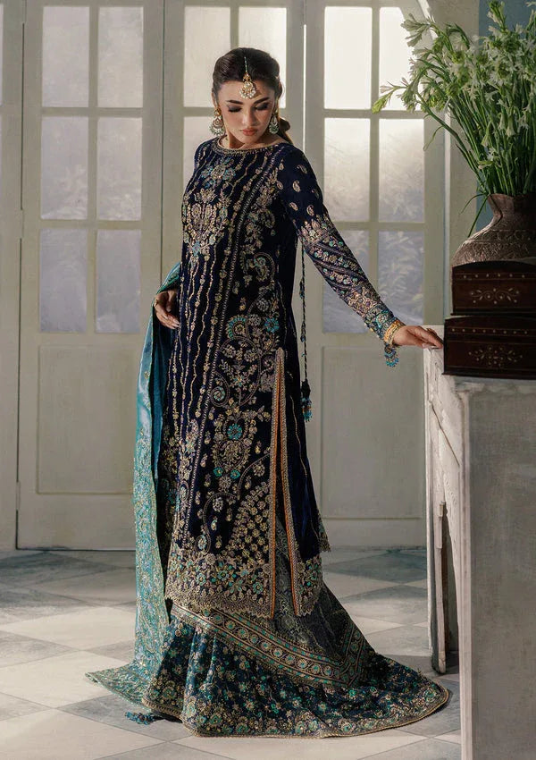 Aik Atelier | Udaipur Velvet 25 | LOOK 10 - Aqsa Fabrics