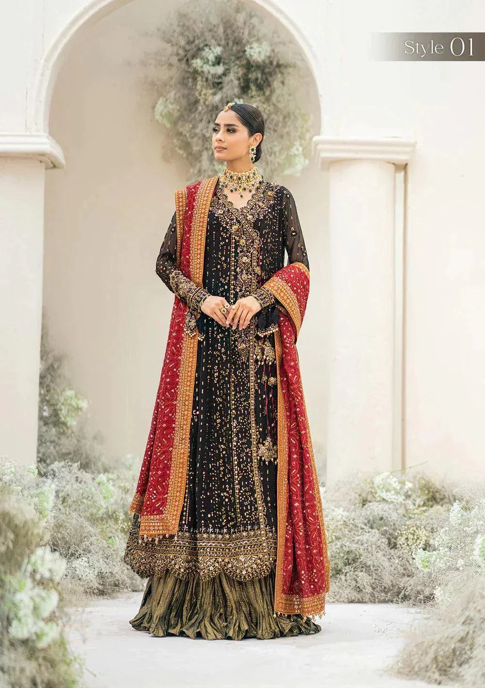Aik Atelier | Wedding Festive 23 | 01 - Aqsa Fabrics