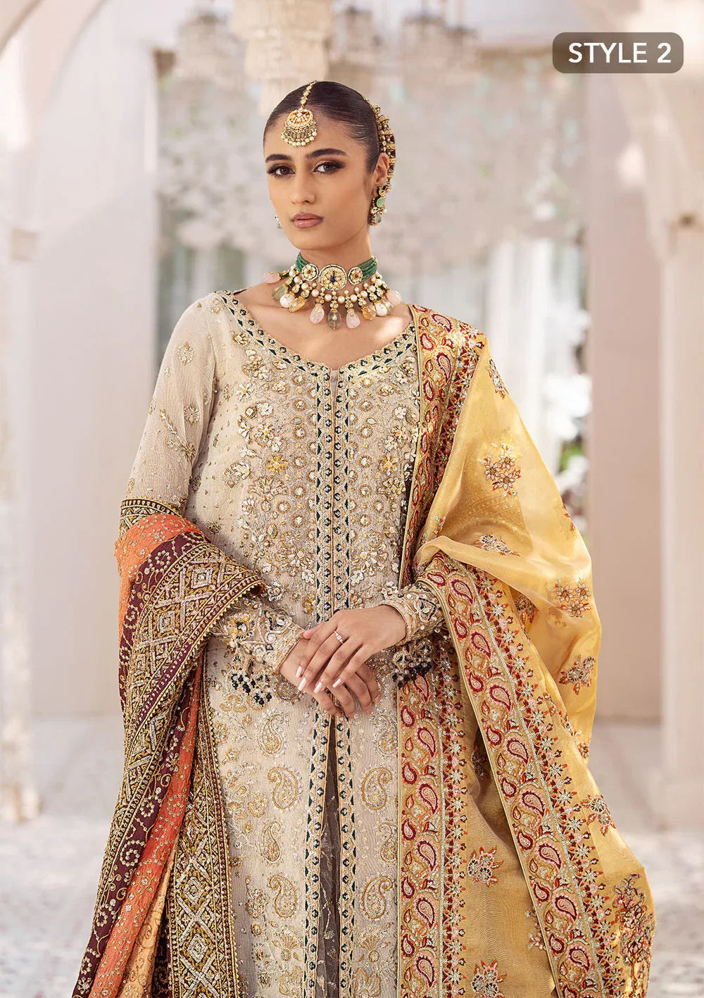Aik Atelier | Wedding Festive 24 | LOOK 01 - Aqsa Fabrics