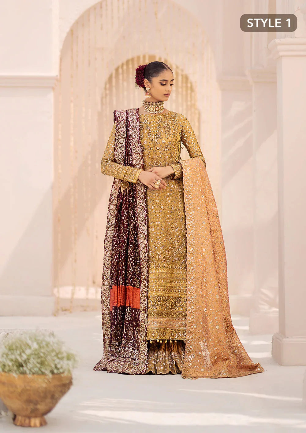 Aik Atelier | Wedding Festive 24 | LOOK 02 - Aqsa Fabrics