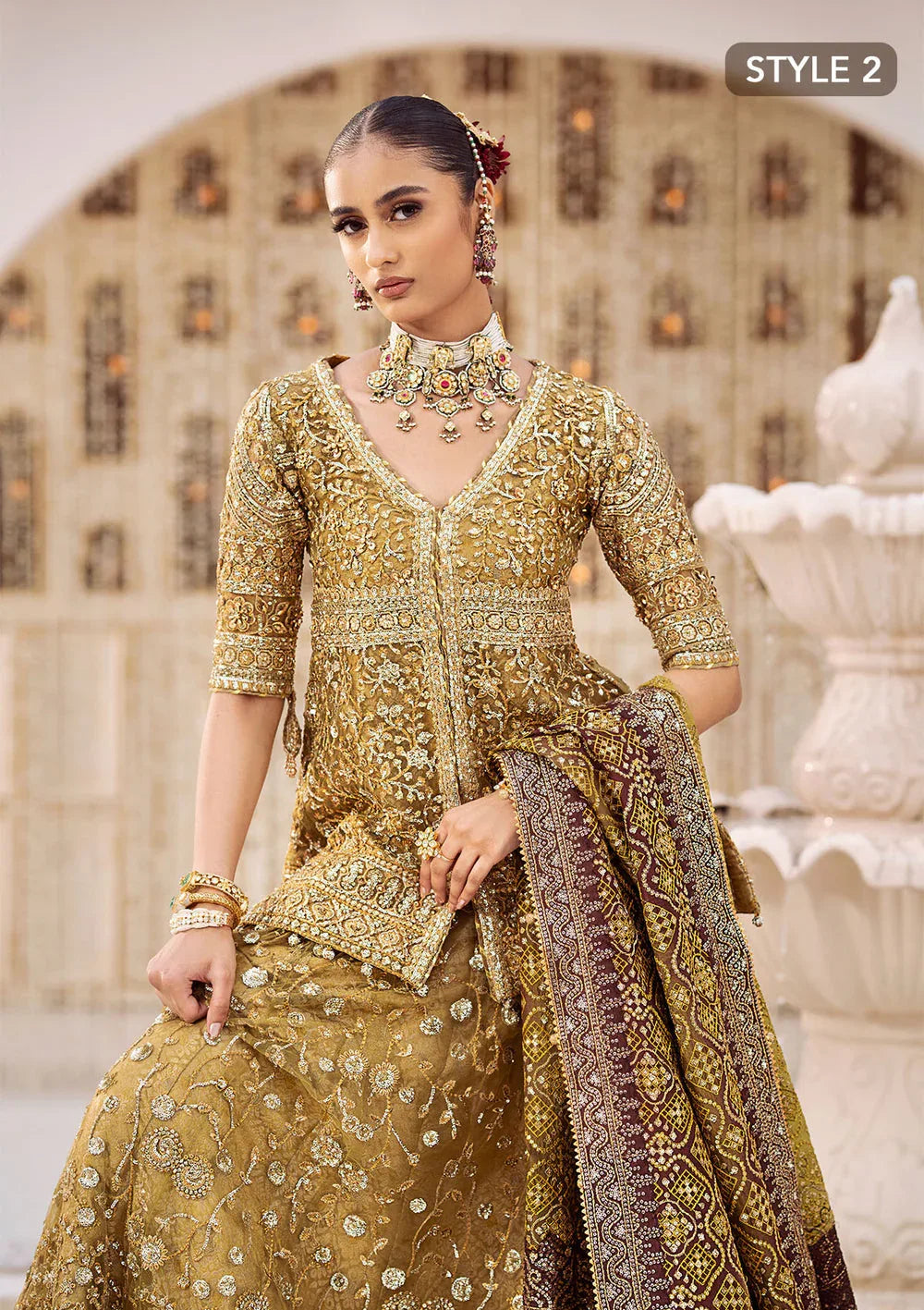 Aik Atelier | Wedding Festive 24 | LOOK 04 - Aqsa Fabrics