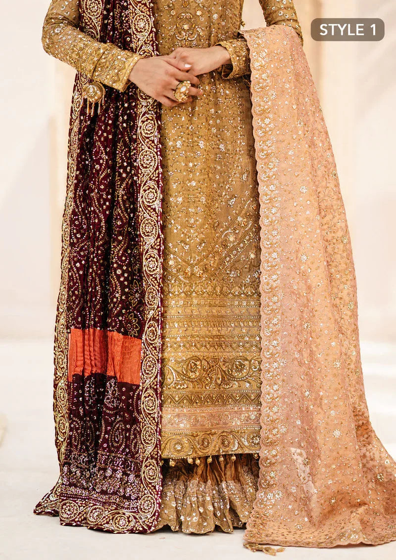 Aik Atelier | MAROON TUSSAR SILK CHUNRI SHAWL - Aqsa Fabrics