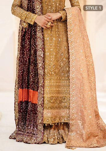 Aik Atelier | MAROON TUSSAR SILK CHUNRI SHAWL - Aqsa Fabrics