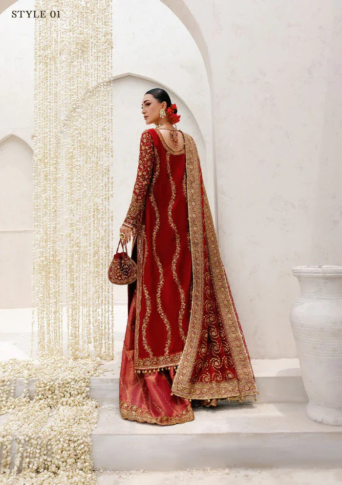 Aik Atelier | Wedding Festive 25 | WEDDING FESTIVE â'25 VOL. 2 - LOOK 01 - Aqsa Fabrics
