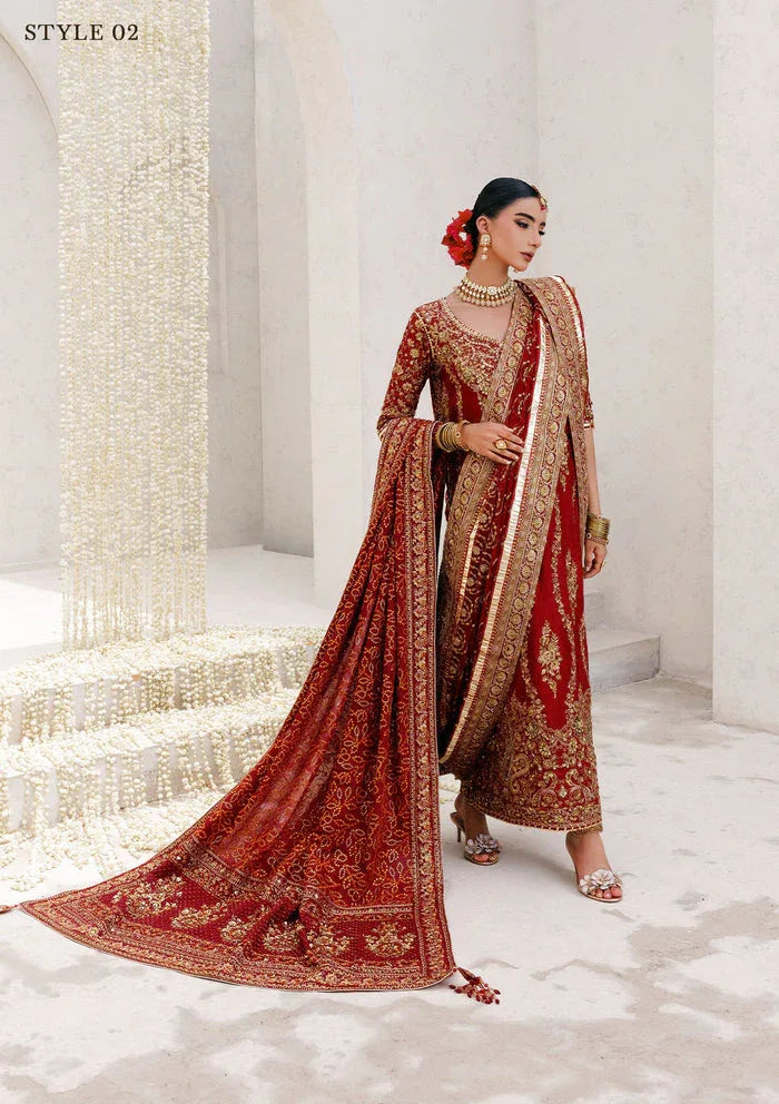 Aik Atelier | Wedding Festive 25 | WEDDING FESTIVE â'25 VOL. 2 - LOOK 01 - Aqsa Fabrics