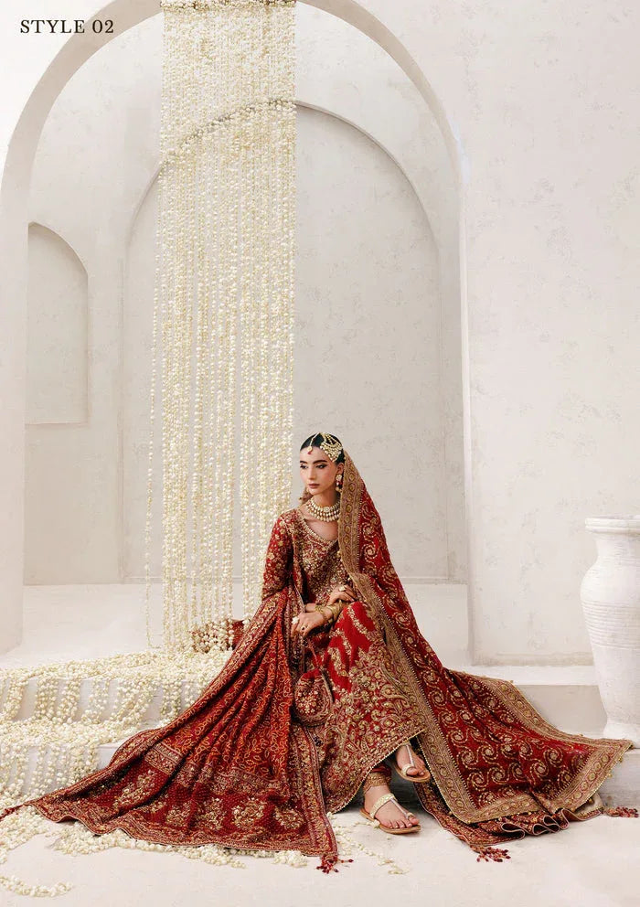 Aik Atelier | Wedding Festive 25 | WEDDING FESTIVE â'25 VOL. 2 - LOOK 01 - Aqsa Fabrics