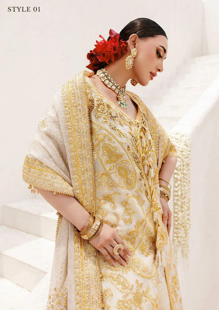 Aik Atelier | Wedding Festive 25 | WEDDING FESTIVE â'25 VOL. 2 - LOOK 03 - Aqsa Fabrics