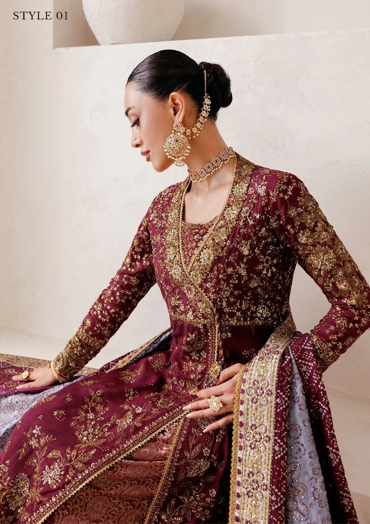 Aik Atelier | Wedding Festive 25 | WEDDING FESTIVE â'25 VOL. 2 - LOOK 04 - Aqsa Fabrics