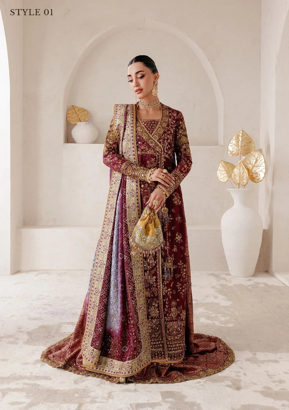 Aik Atelier | Wedding Festive 25 | WEDDING FESTIVE â'25 VOL. 2 - LOOK 04 - Aqsa Fabrics