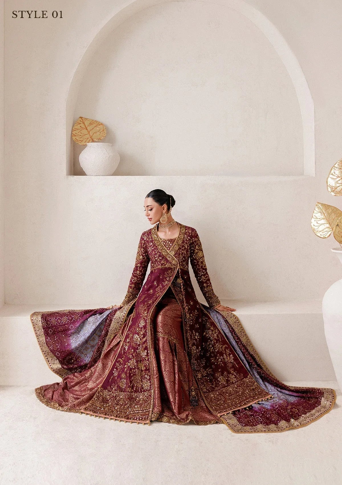Aik Atelier | Wedding Festive 25 | WEDDING FESTIVE â'25 VOL. 2 - LOOK 04 - Aqsa Fabrics