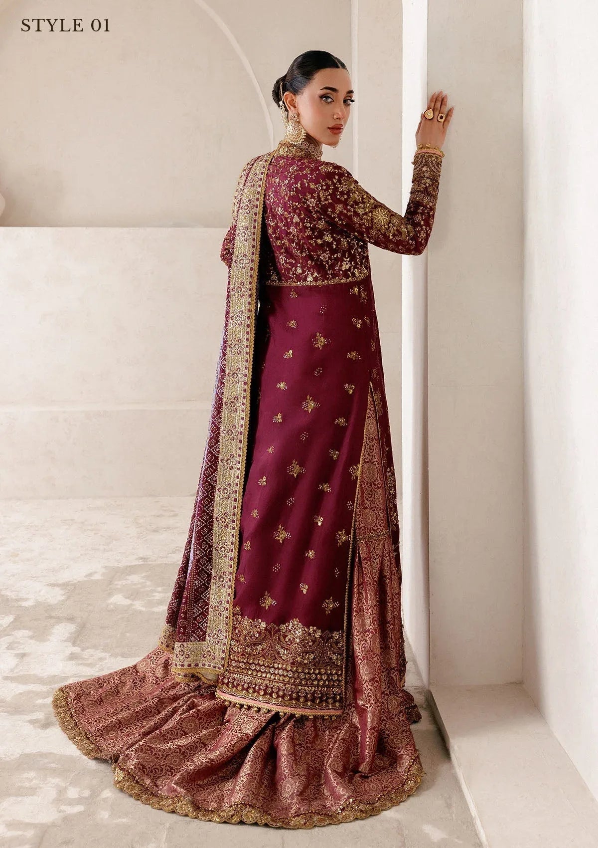 Aik Atelier | Wedding Festive 25 | WEDDING FESTIVE â'25 VOL. 2 - LOOK 04 - Aqsa Fabrics