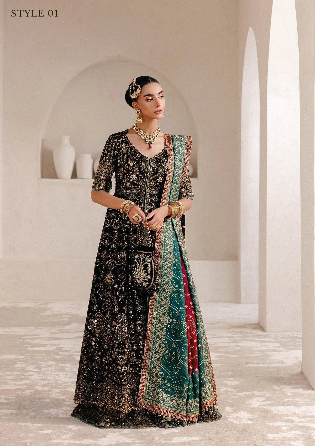 Aik Atelier | Wedding Festive 25 | WEDDING FESTIVE â'25 VOL. 2 - LOOK 05 - Aqsa Fabrics