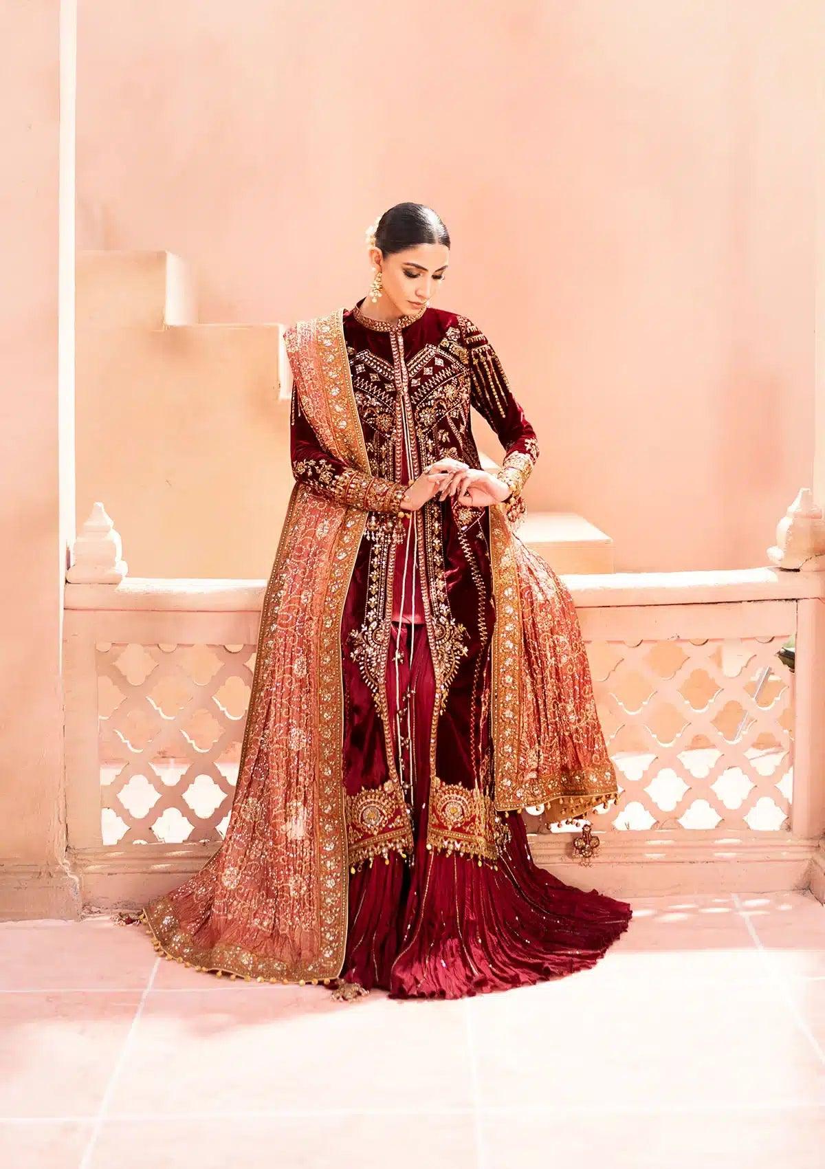 Aik Atelier | Zardozi Velvet 23 | 03 - Aqsa Fabrics