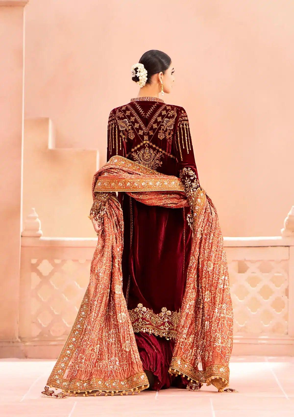 Aik Atelier | Zardozi Velvet 23 | 03 - Aqsa Fabrics