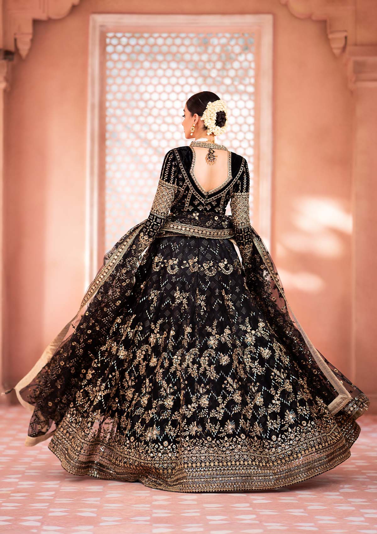 Aik Atelier | Zardozi Velvet 23 | 04 - Aqsa Fabrics
