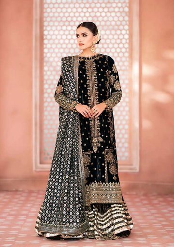 Aik Atelier | Zardozi Velvet 23 | 05 - Aqsa Fabrics