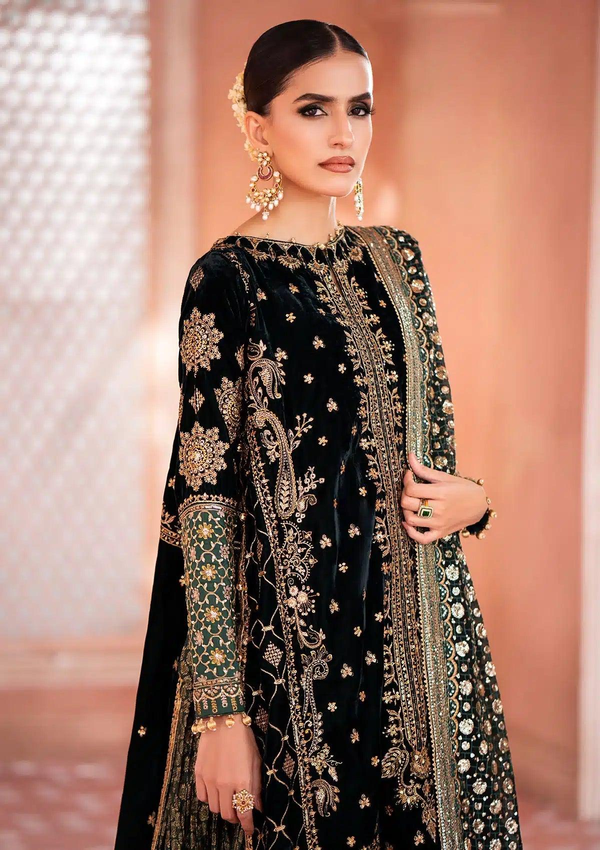 Aik Atelier | Zardozi Velvet 23 | 05 - Aqsa Fabrics