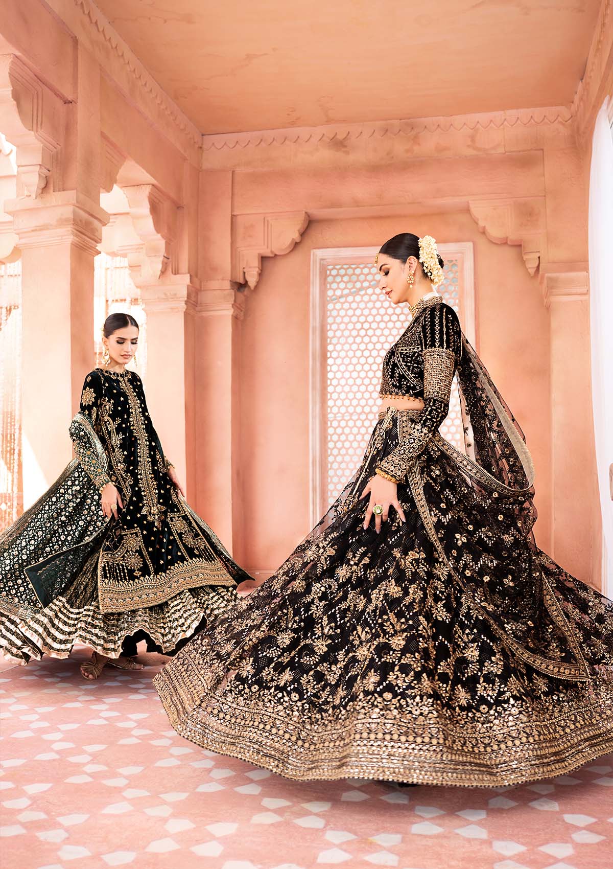 Aik Atelier | Zardozi Velvet 23 | 05 - Aqsa Fabrics