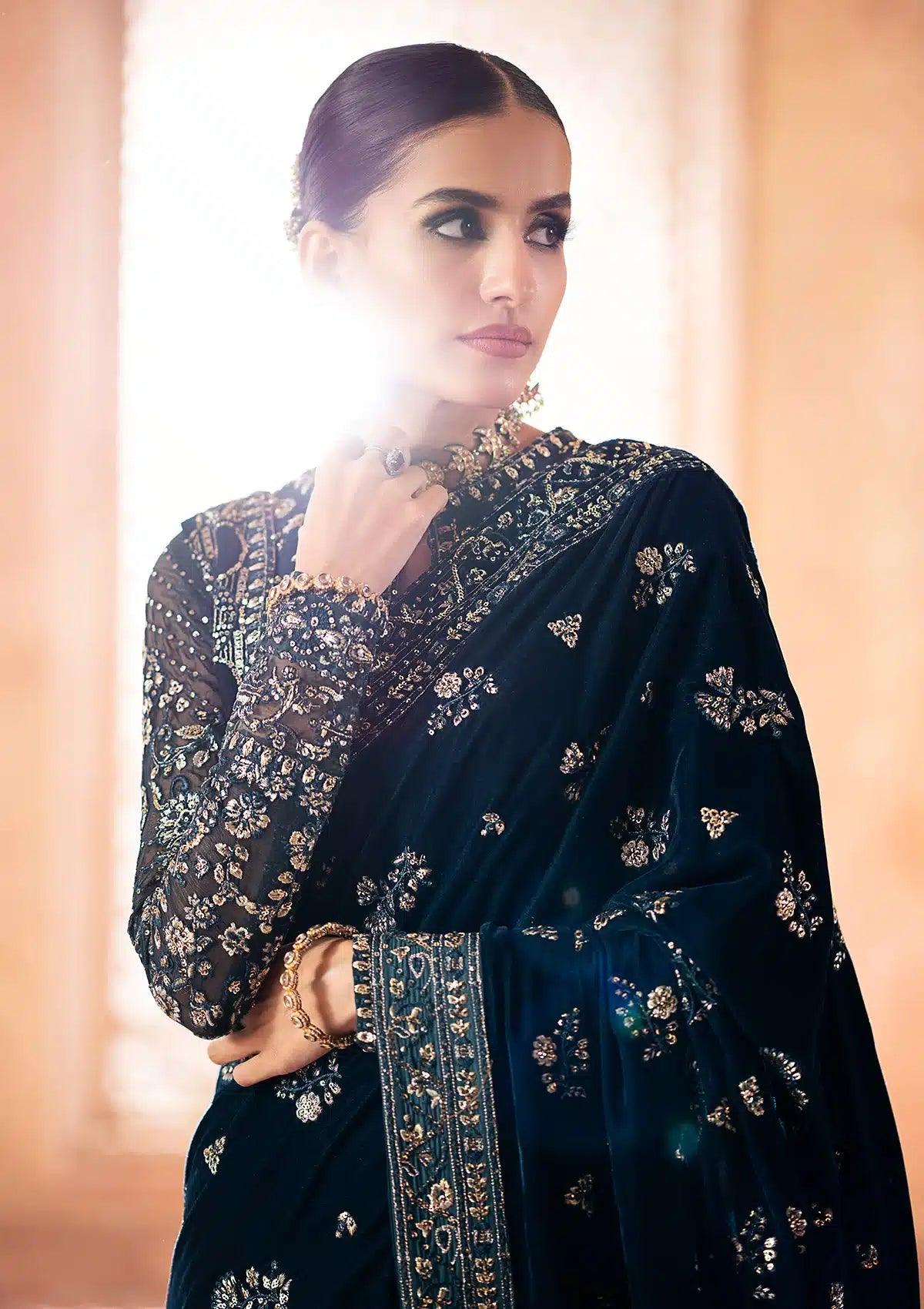 Aik Atelier | Zardozi Velvet 23 | 06 - Aqsa Fabrics