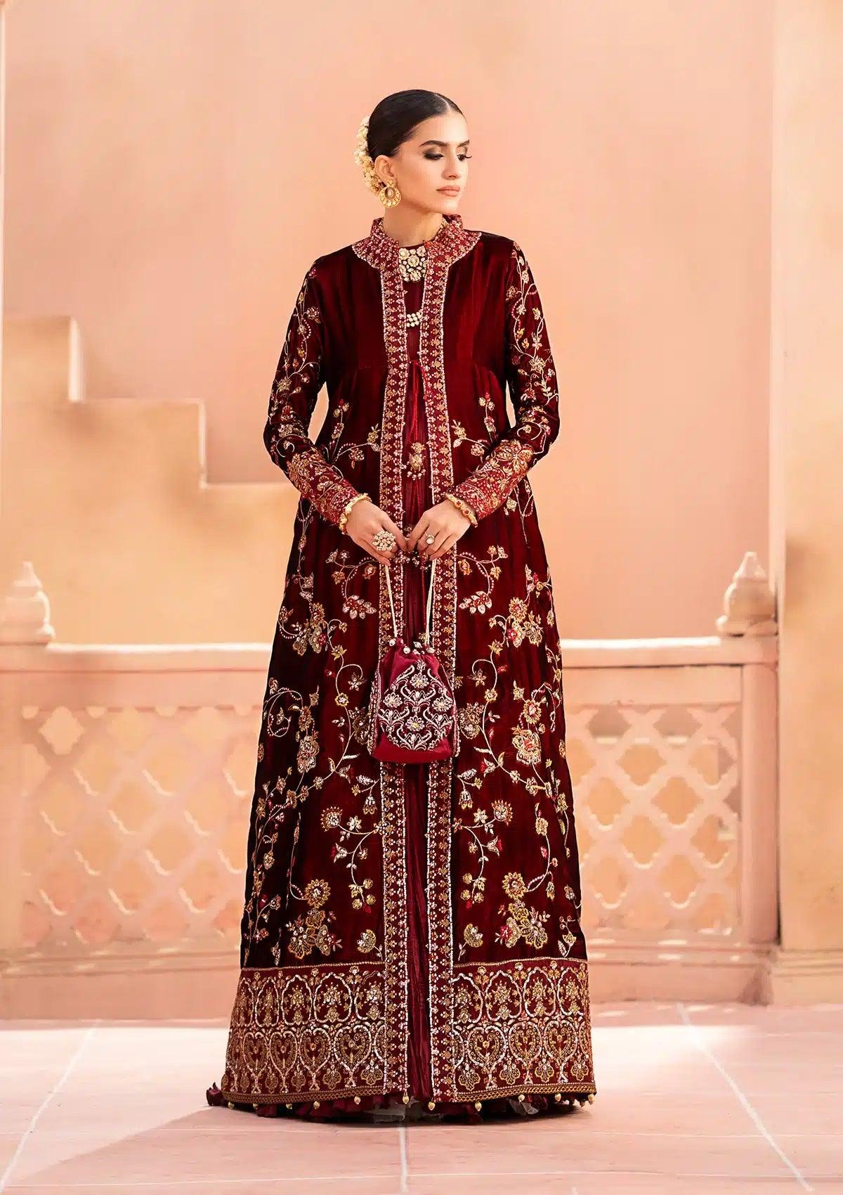 Aik Atelier | Zardozi Velvet 23 | 07 - Aqsa Fabrics