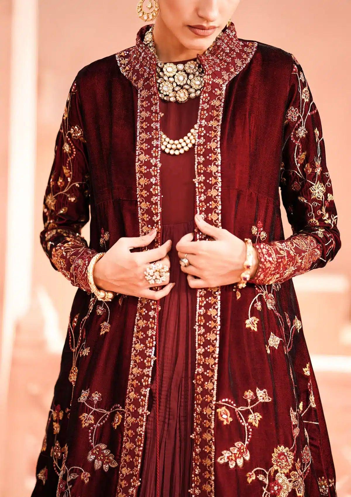 Aik Atelier | Zardozi Velvet 23 | 07 - Aqsa Fabrics