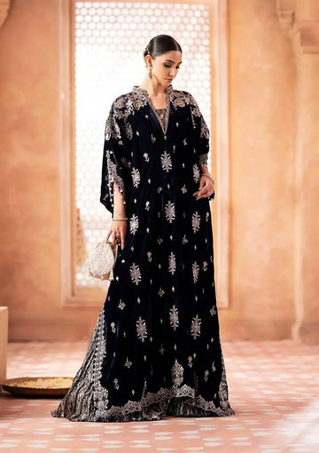 Aik Atelier | Zardozi Velvet 23 | 10 - Aqsa Fabrics