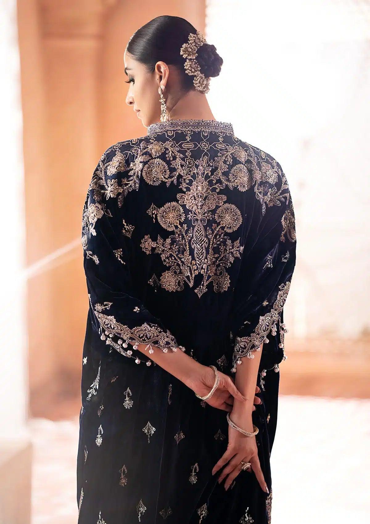 Aik Atelier | Zardozi Velvet 23 | 10 - Aqsa Fabrics