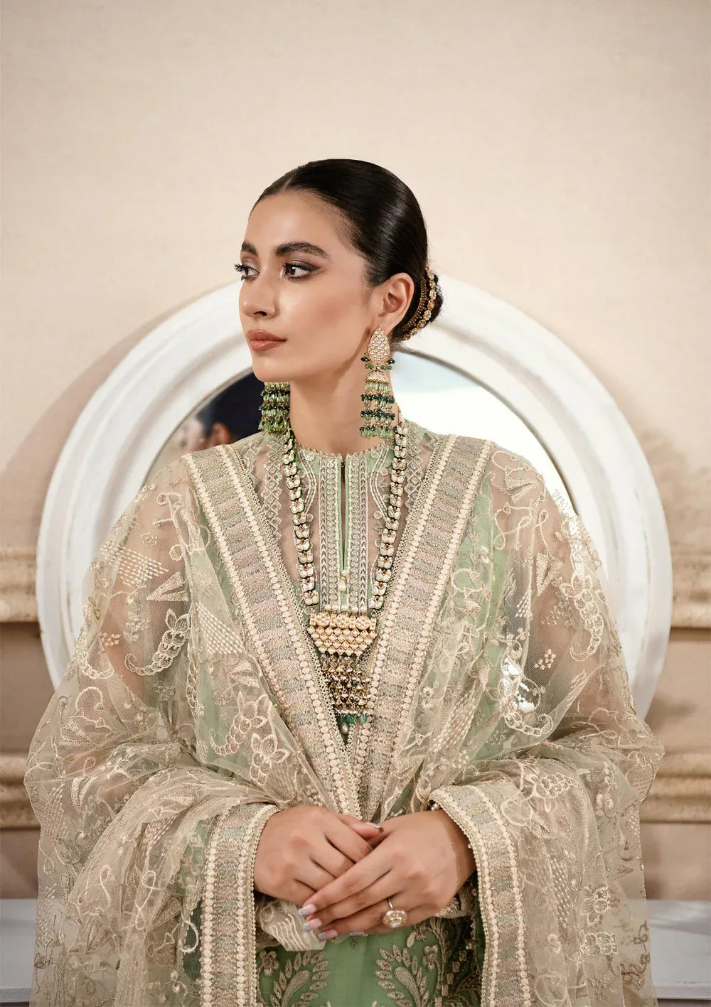 Aik Atelier | Formals Collection | LUMIERE - LOOK 03 - Aqsa Fabrics