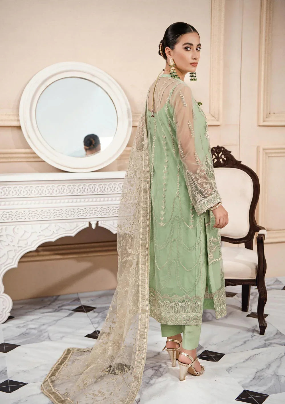 Aik Atelier | Formals Collection | LUMIERE - LOOK 03 - Aqsa Fabrics