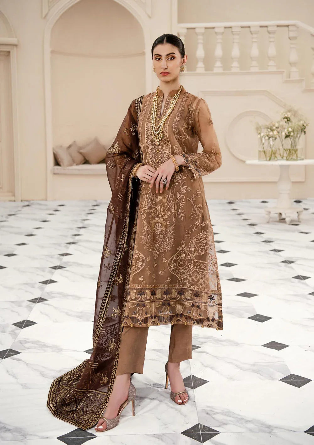 Aik Atelier | Formals Collection | LUMIERE - LOOK 04 - Aqsa Fabrics