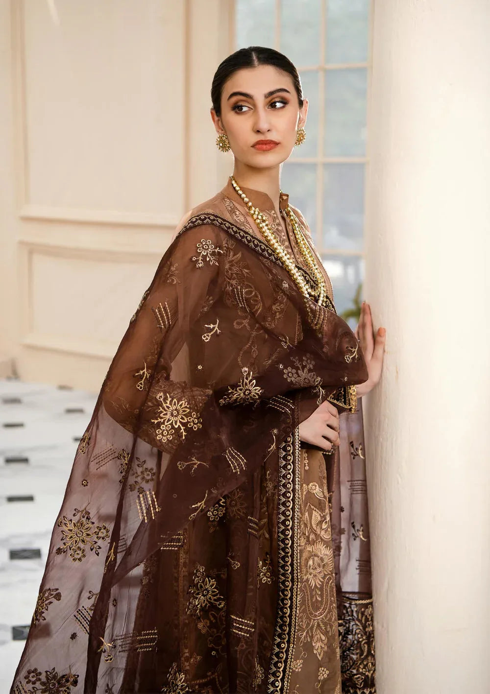 Aik Atelier | Formals Collection | LUMIERE - LOOK 04 - Aqsa Fabrics