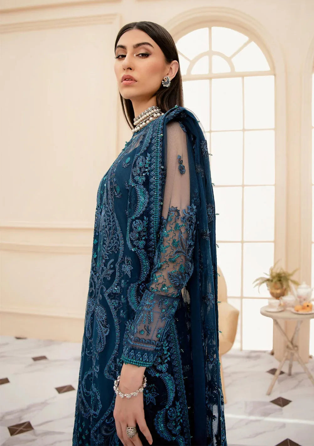 Aik Atelier | Formals Collection | LUMIERE - LOOK 07 - Aqsa Fabrics