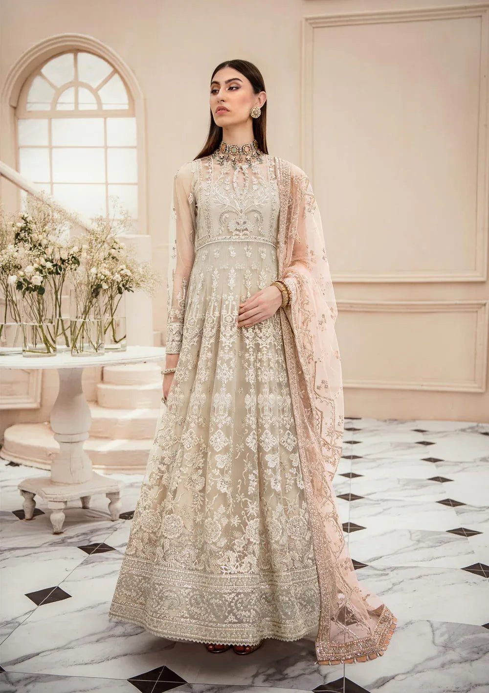 Aik Atelier | Formals Collection | LUMIERE - LOOK 09 - Aqsa Fabrics