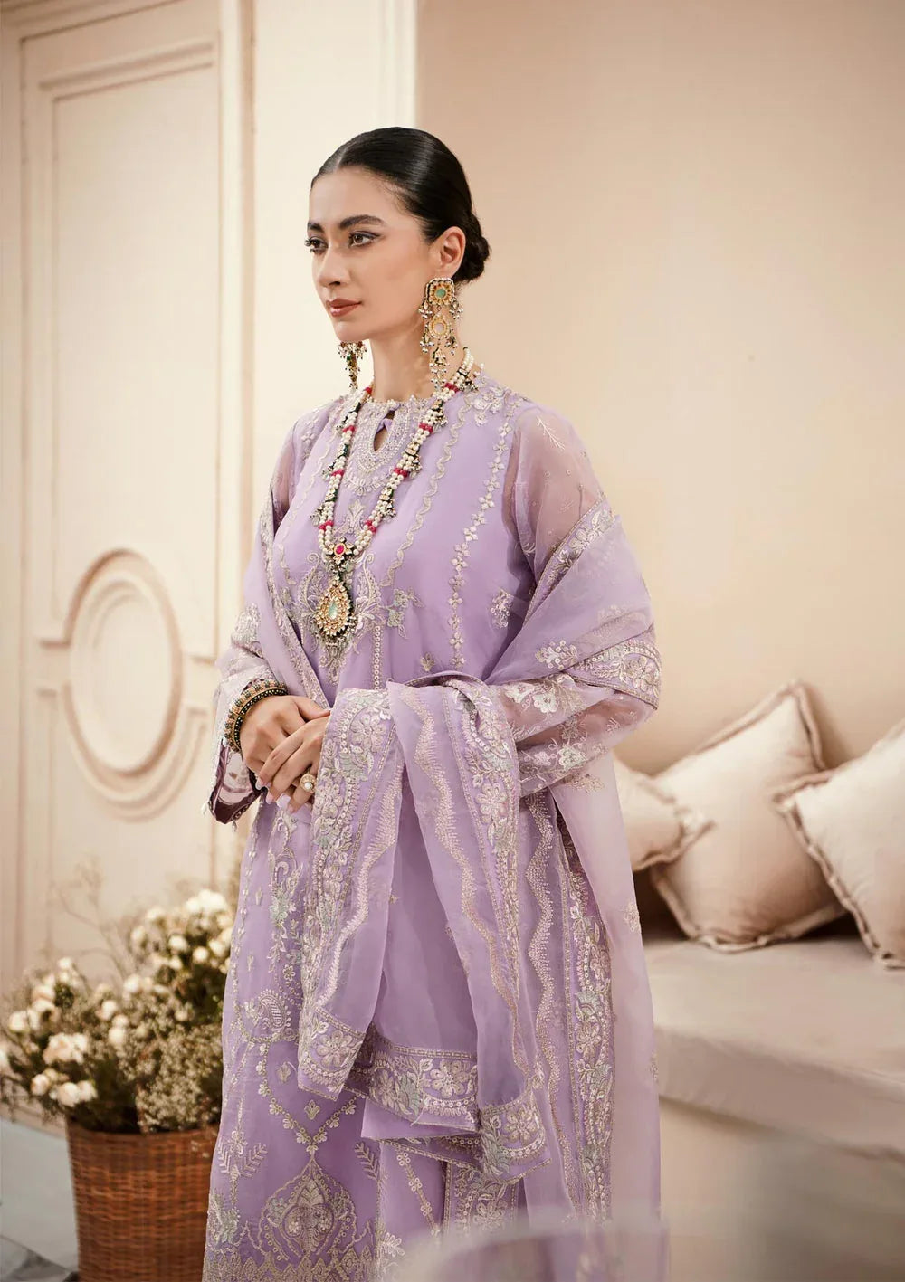 Aik Atelier | Formals Collection | LUMIERE - LOOK 01 - Aqsa Fabrics