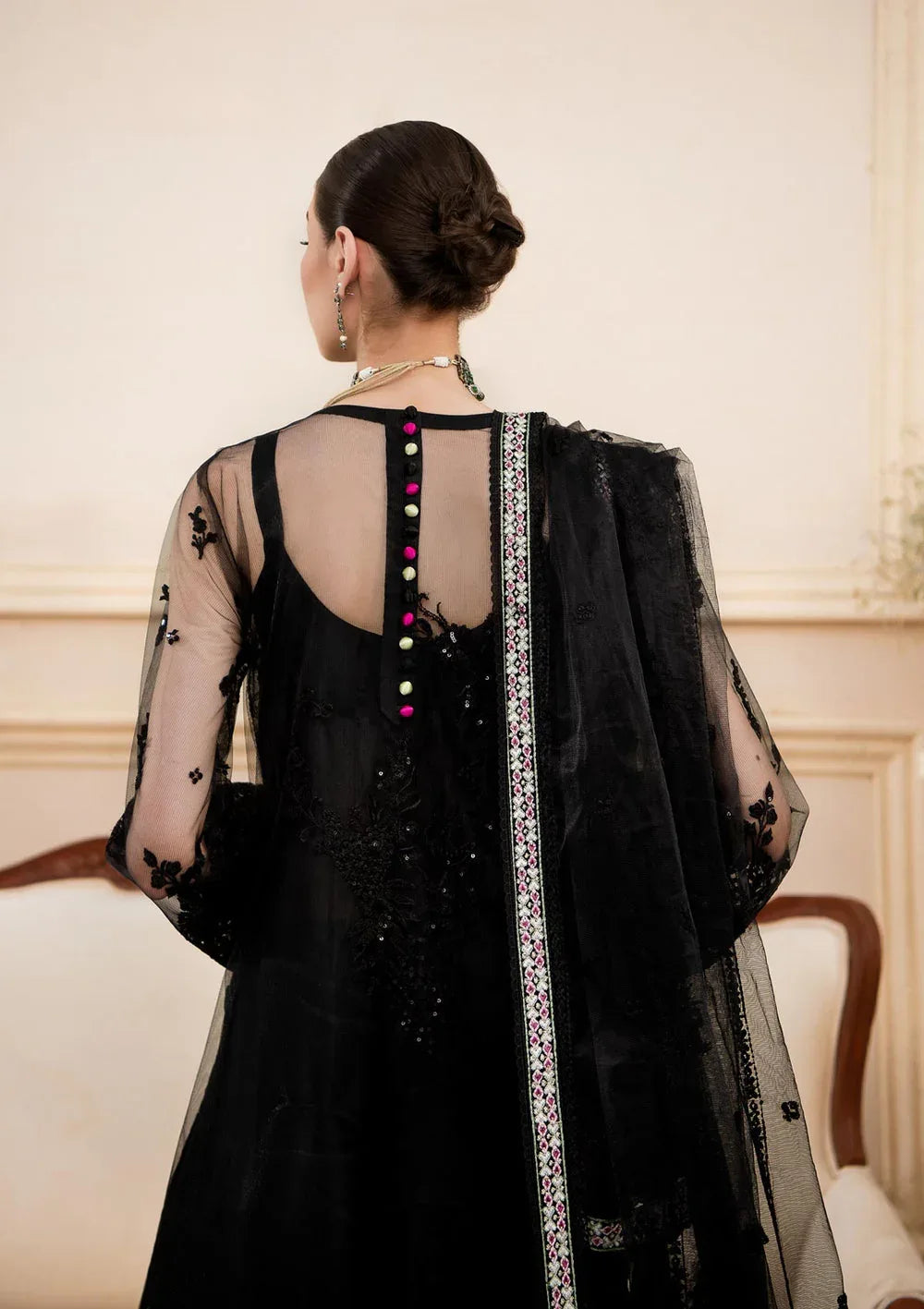 Aik Atelier | Formals Collection | LUMIERE - LOOK 02 - Aqsa Fabrics